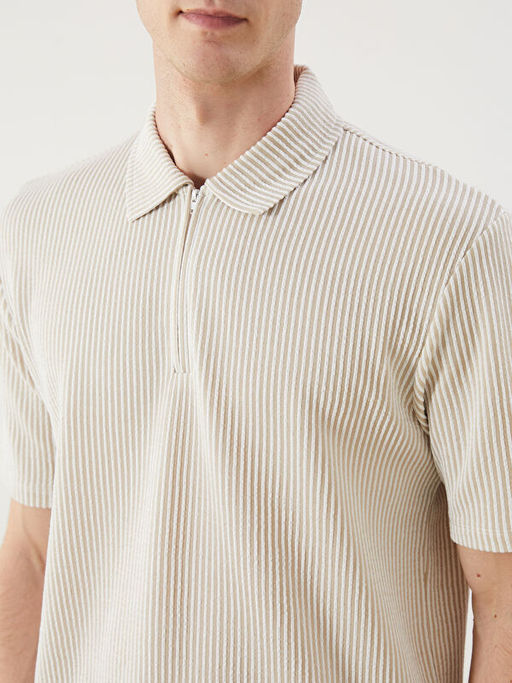 Polo Yaka ?izgili Erkek Ti??rt