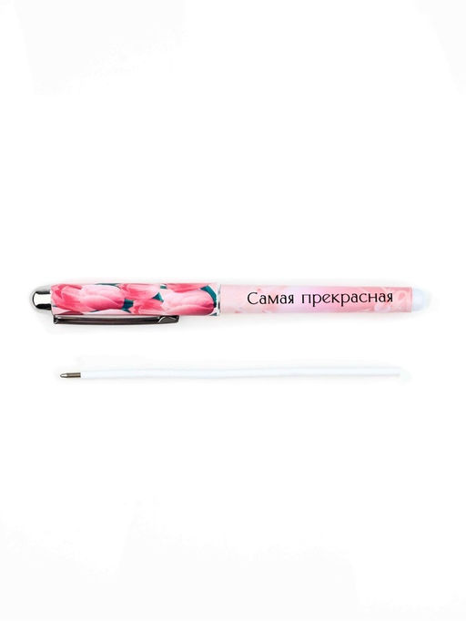 Подарочный набор, ежедневник, блок бумаги и ручка 8 марта