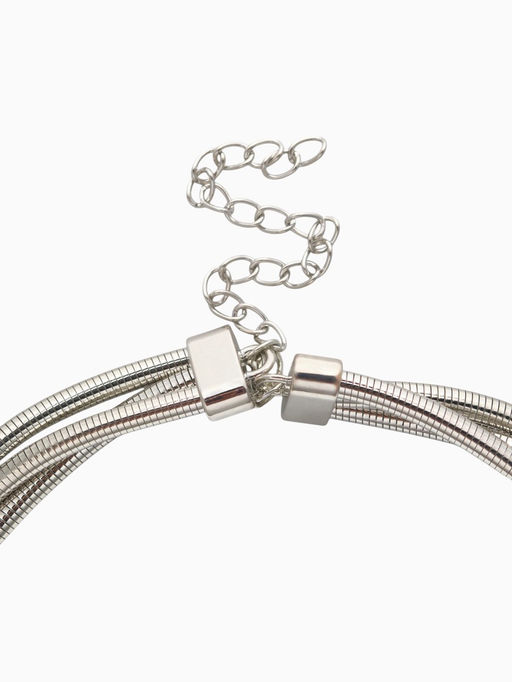 Чокер «Многослойный», металлический, цвет серебро