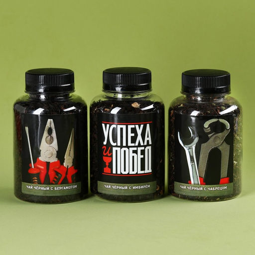 Чайный набор Лучше, чем инструменты в банке, 150 г (3 шт. х 50 г). - Фабрика счастья фото 2