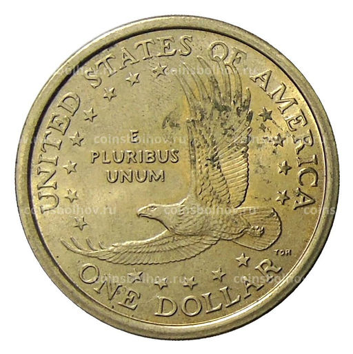 Монета 1 доллар 2000 года P США Сакагавея  Парящий Орел