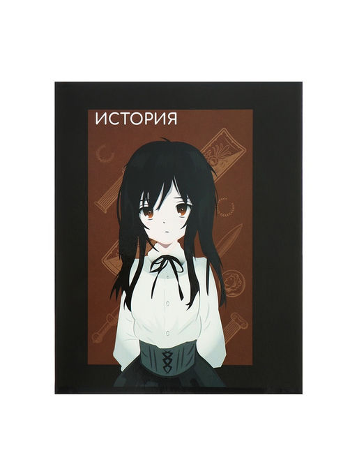 Набор предметных тетрадей Calligrata TOP «Аниме», 10 предметов, 48 листов, со справочным материалом, обложка из мелованного картона, твин-лак, выборо...