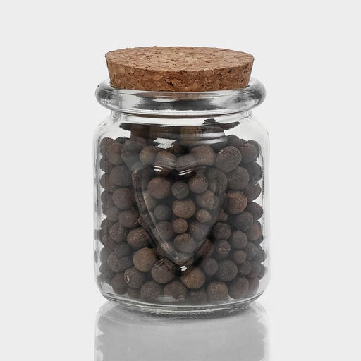 Цена за 2 шт. Банка для сыпучих Доляна Парфе, 150 мл, 67.5 см, с пробковой крышкой, стекло, прозрачная  фото 4