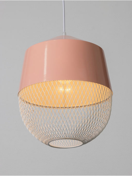 Светильник потолочный BayerLux Lisa, 1×40 Вт, Е27, светло-розовый, 26×26×32 см