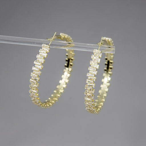 Серьги Арт. 3V-8244-Y d=5сm