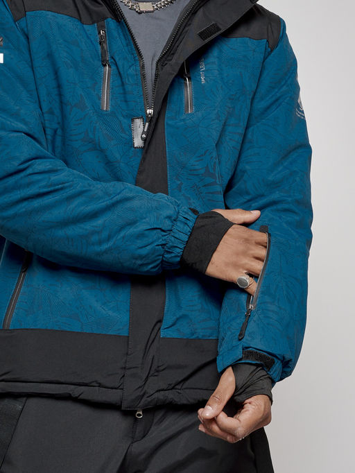 Горнолыжный костюм мужской зимний синего цвета 6321S - Leifensh фото 9