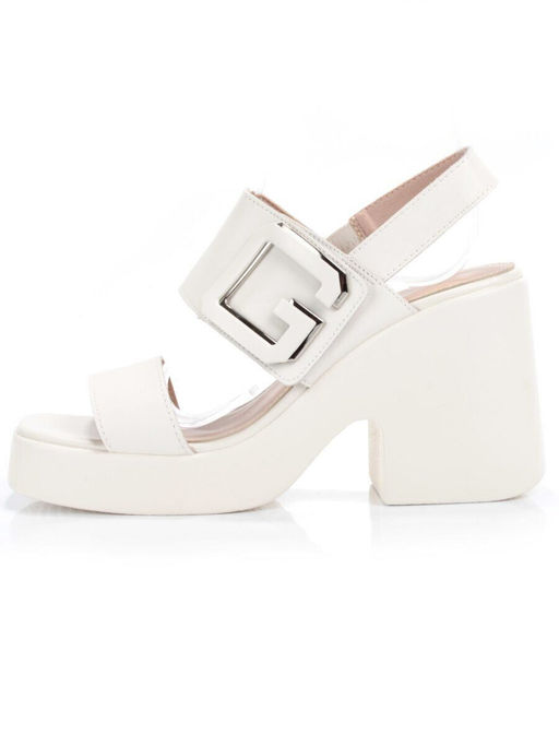 08-PEY330-1 LT. BEIGE Босоножки женские (натуральная кожа)