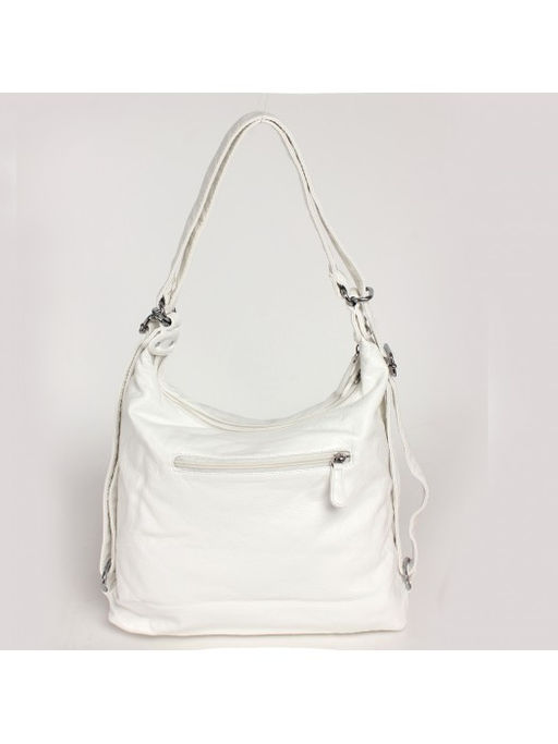 Сумка женская искусственная кожа Guecca-1673 (рюкзак-change), 2отд, белый SALE 235161 - Adelia фото 7