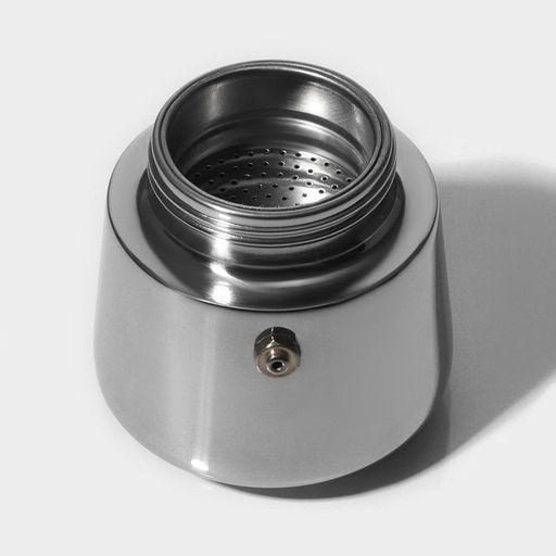 Кофеварка гейзерная Magistro Classic black, на 2 чашки, 100 мл, индукция, нержавеющая сталь, чёрная  фото 7