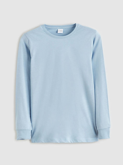 Bisiklet Yaka Erkek ?ocuk Pijama Tak?m?