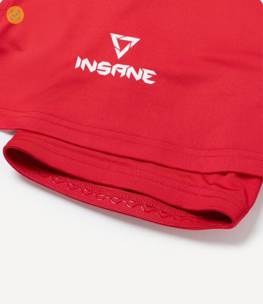 Юбка-шорты боксерские женские INSANE RBF IN25-BF900-K, красный фото 7