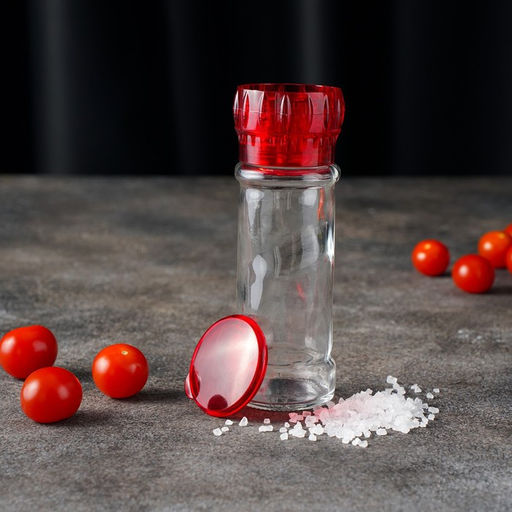 Мельница для специй, пластиковый механизм, 115 мл (45-80 гр), цвет красный - Simaland фото 4