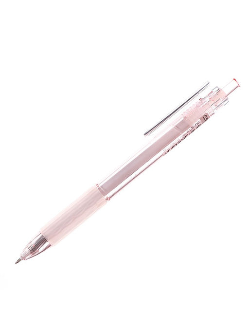 Цена за 10 шт. Ручка гелевая автоматическая 0.5 мм, стержень черный, резиновый держатель, прозрачный корпус - Simaland фото 2