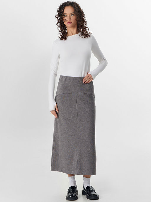 Юбка женская серая - Mark formelle фото 3