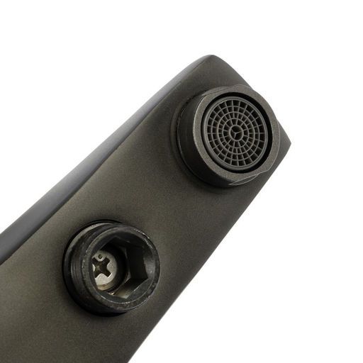 Смеситель для ванны ZEIN Z3842, однорычажный, душевой набор, лейка 5 режимов, графит