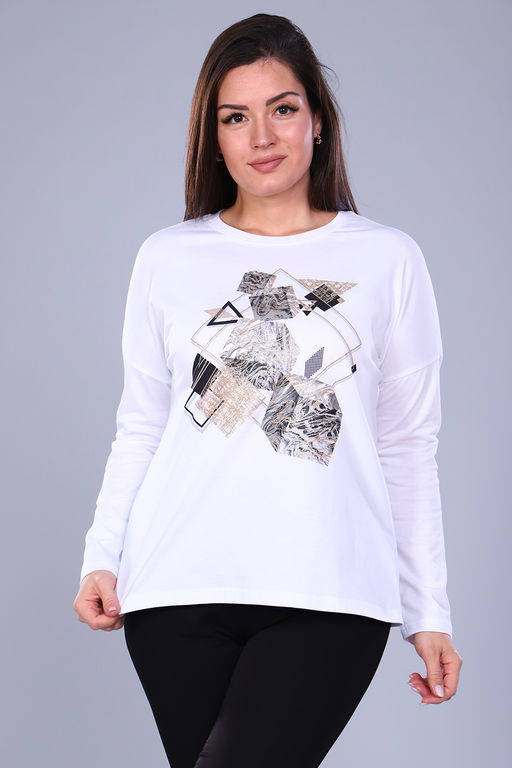 Футболка 55038 с дл.рукавом - Натали фото 11