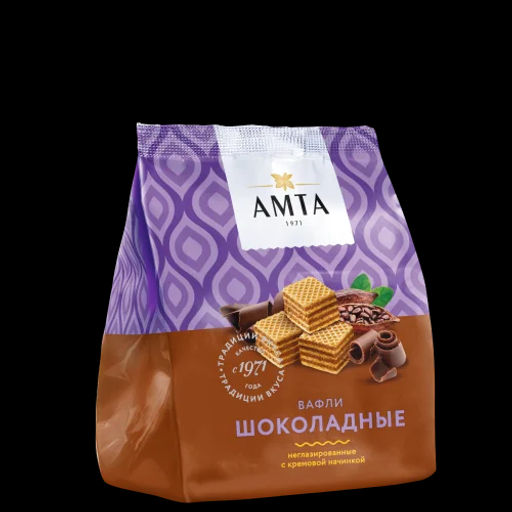 Цена за 2шт Вафельные кубики Шоколадные 200 гр./53777