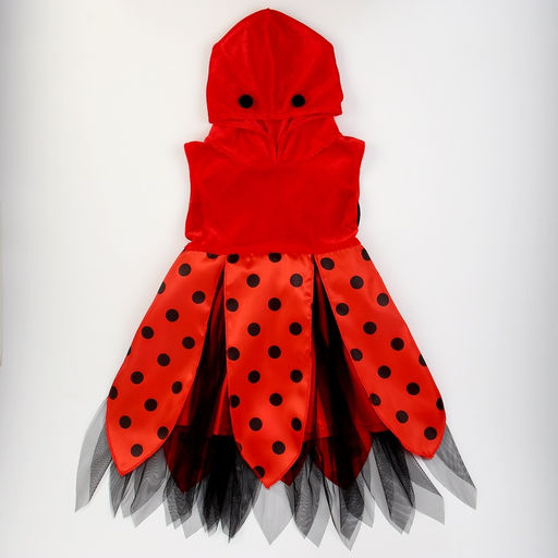 Карнавальный набор «Прекрасная Божья коровка»: платье, ободок, р. 98-104 см