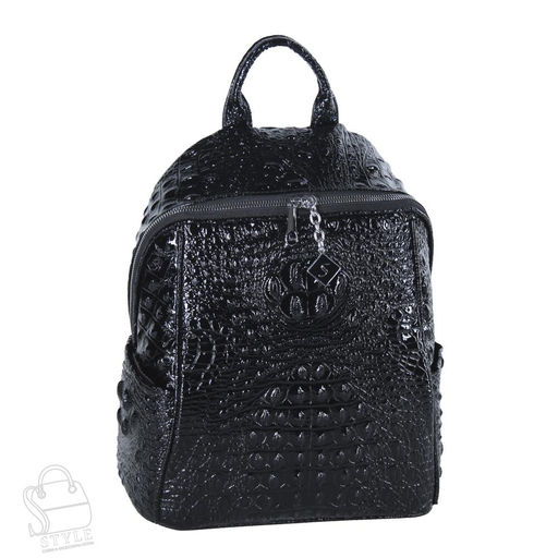 Рюкзак женский 69122-6 black Velina Fabbiano-Safenta в Новосибирске