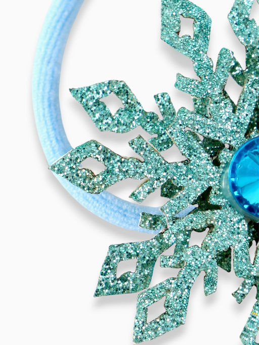 Цена за 2 шт. Резинка для волос «Снежинки», набор 2 шт, Снежная прицесса