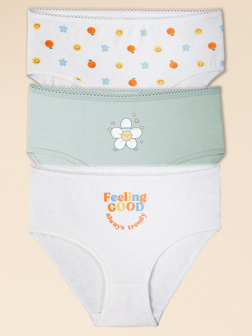 GULC3352(3шт. в упаковке) Трусы для девочек