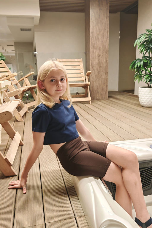 83908/1 футболка укороченная детская