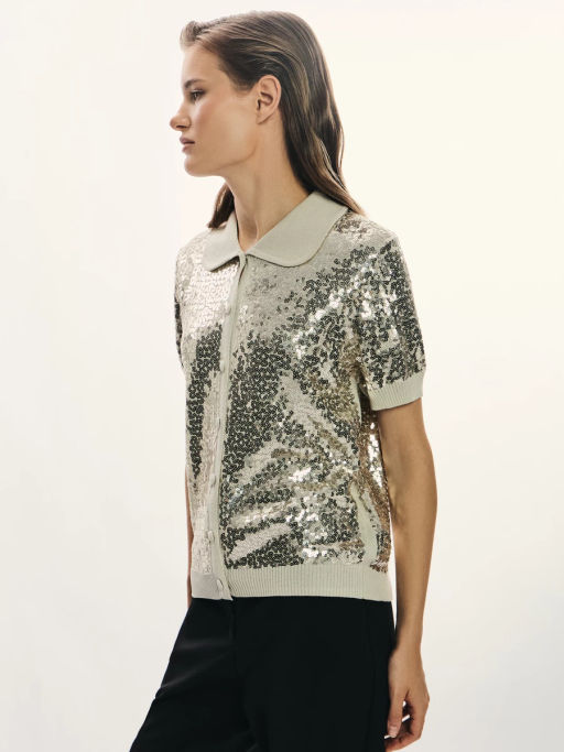 Кардиган с пайетками из вискозы / Zarina