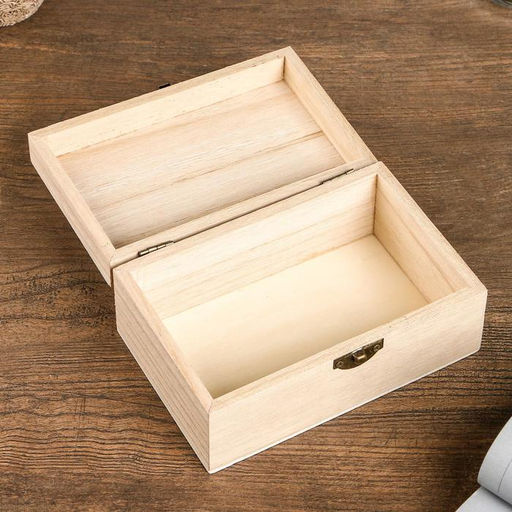 Шкатулка для росписи дерево «Прямоугольная», 15×9.7×6.7 см