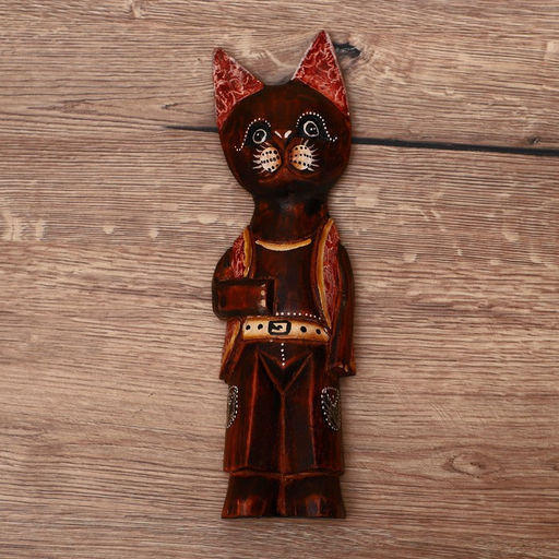 Сувенир "Кошка" албезия 30 см
