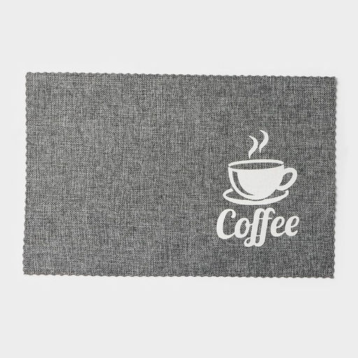 Набор салфеток сервировочных Доляна Coffee, 4 шт, 4429 см, цвет серый  фото 3