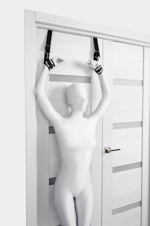 Фиксаторы для рук Anonymo, полиэстер, серебряные, 23 см - Toyfa фото 2