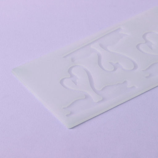 Цена за 3 шт. Форма для шоколада Пара лебедей, силикон, 3 ячейки, 20?10.5?0.3 см, прозрачная - Simaland фото 2