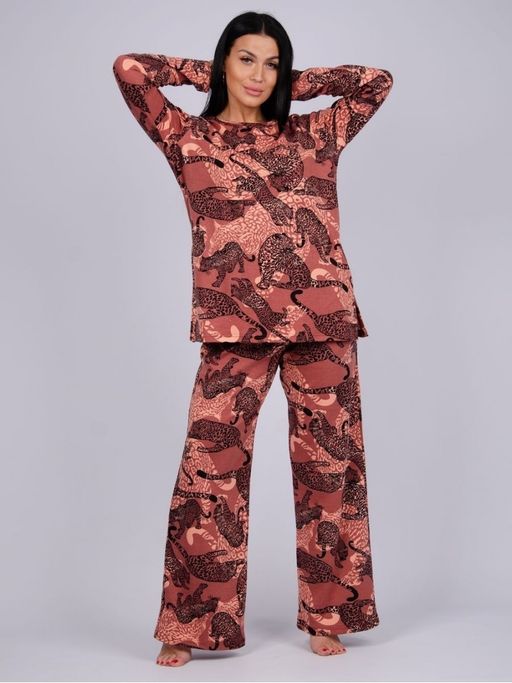 Костюм Саванна, интерлок пенье - Малина фото 8