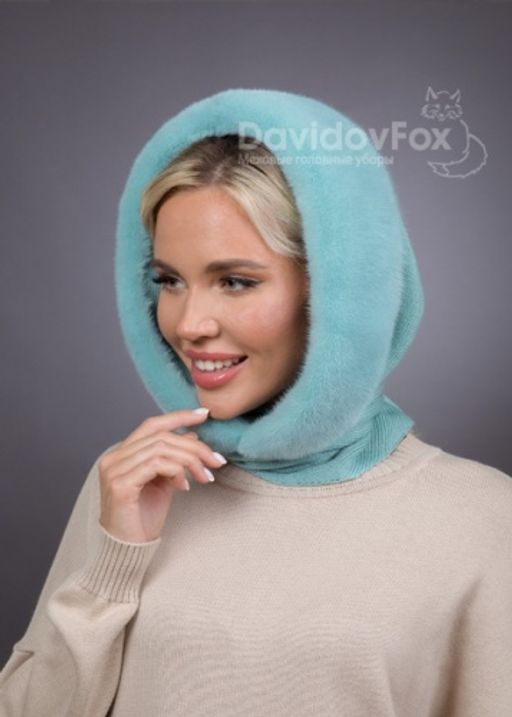 ВИДЕООБЗОР Платок Трикотаж Норка Мята