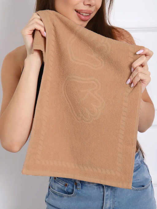 Полотенце махровое Ручки р.35*60 Бежевый - Domtrik фото 3