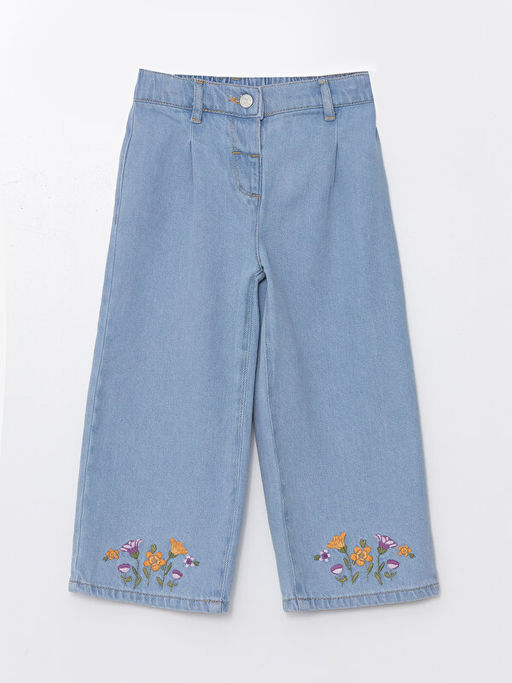 Beli Lastikli Nak??l? K?z Bebek Jean Pantolon - Waikiki фото 3