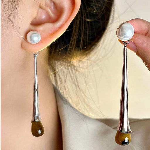 Серьги длинные на гвоздиках арт. 13 3860 (id 277286)