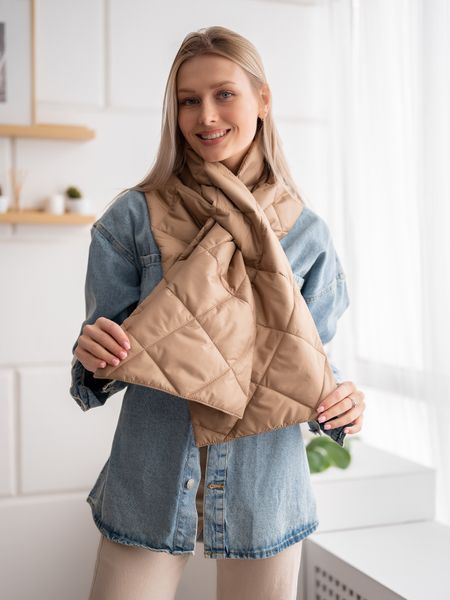 Шарф бежевый - Yollochka фото 6