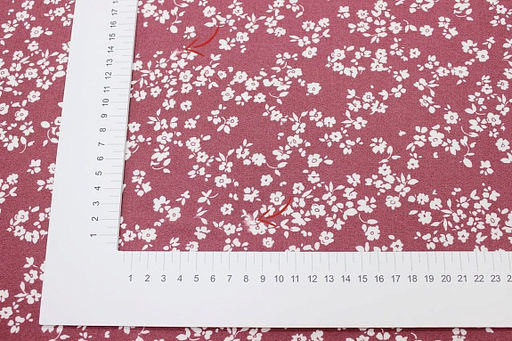 Штапель Цветочный вихрь цв.лилово-розовый, СОРТ2, ш.1.45м, вискоза-100%, 100гр/м.кв - Купава фото 6