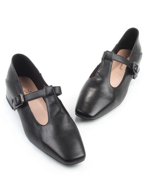 06-B68A-120A BLACK Туфли женские (натуральная кожа)