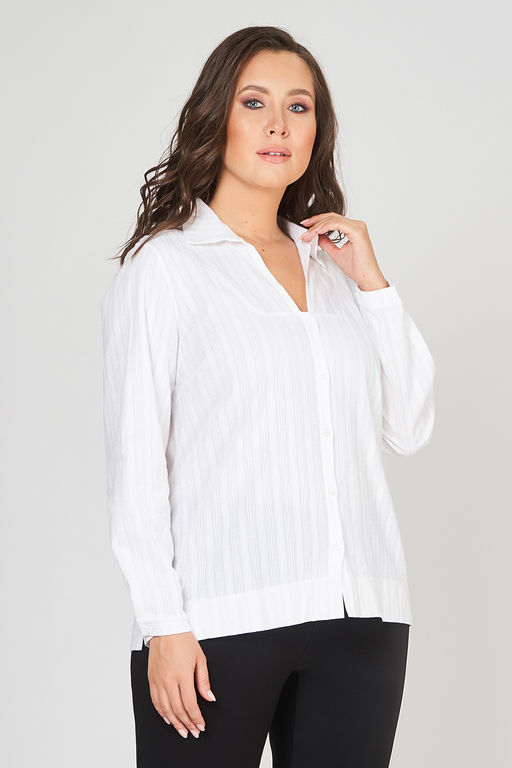 Блуза белая офисная - Olsi фото 6