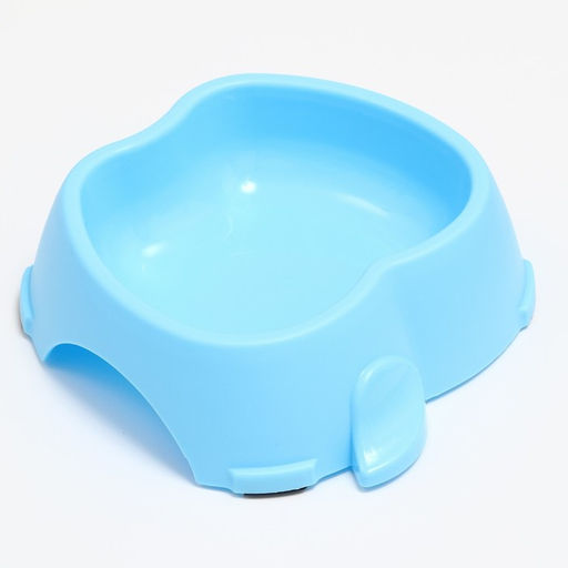 Миска пластиковая фигурная 17,5 х 17,5 х 5,5 см, голубая - Пижон фото 3