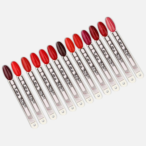 Гель лак для ногтей, с блёстками, трехфазный, 8 мл, LED/UV, красный (85)