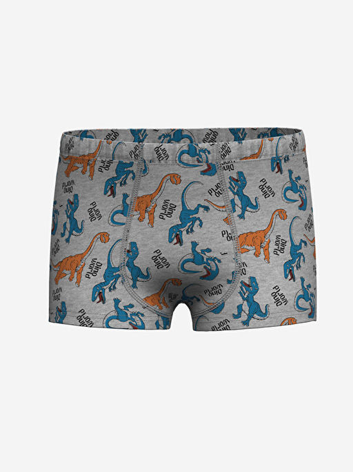 Bask?l? Erkek ?ocuk Boxer 3l? - Waikiki фото 2