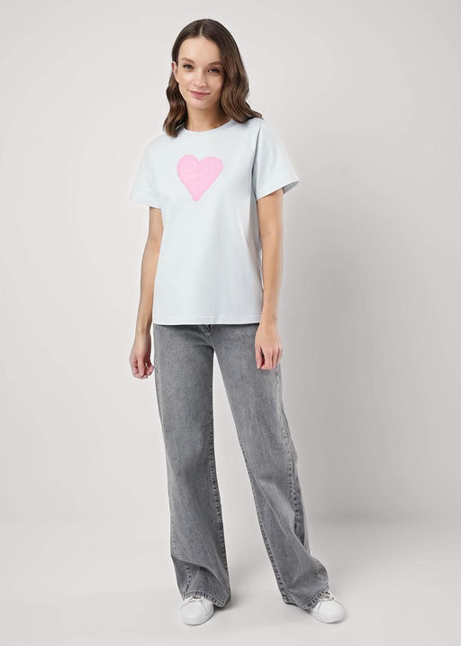 CLE Футболка жен. 256676кк_п св.голубой - Clever wear фото 4