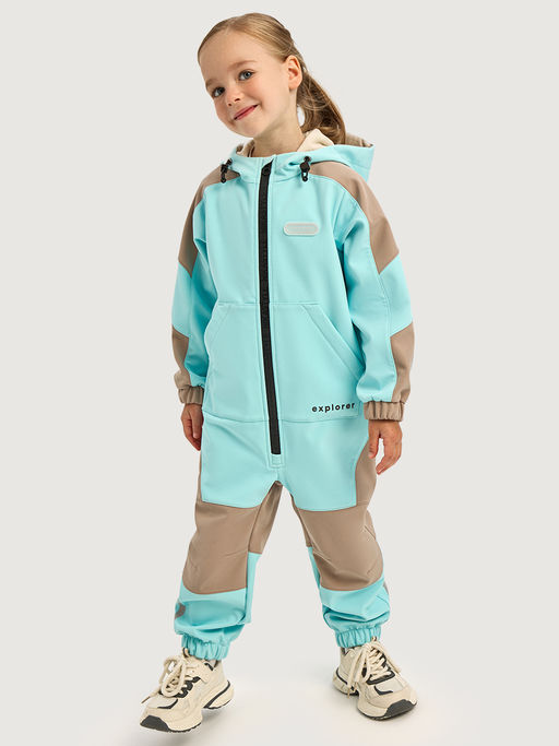 Комбинезон 8л15026 небесный/кофе