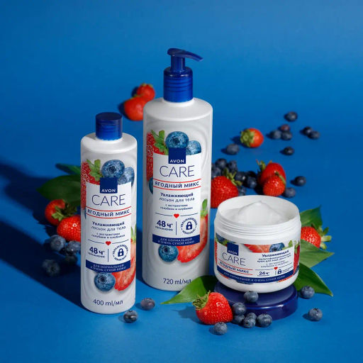 Мультифункциональный крем для лица, рук и тела Ягодный микс, 400 мл