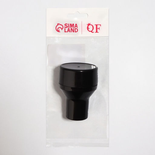 Цена за 2 шт. Спонж для макияжа с ручкой «Стик», d=4.1×3 см, в футляре, чёрный, розовый