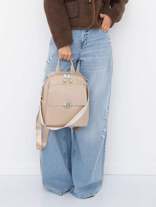 Рюкзак 21023-8 apricot Polina&Eiterou