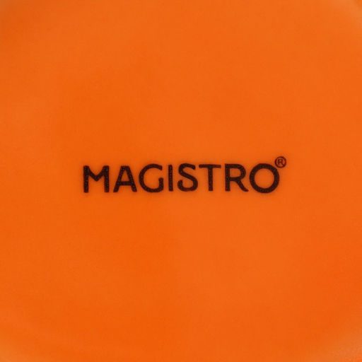 Тарелка глубокая Magistro Церера, 1.1 л, d=22 см, фарфор, оранжевая фото 5